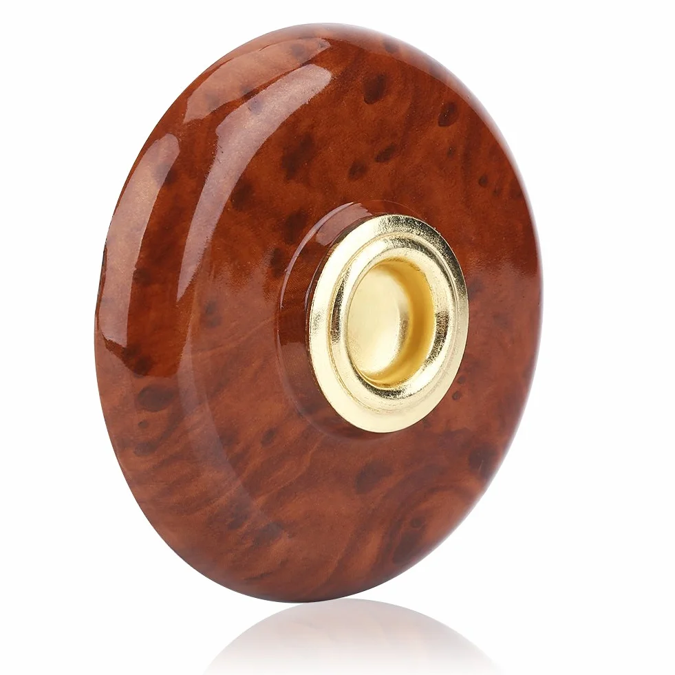 Tbest Support de piquet de violoncelle antidérapant en plastique + support en métal pour violoncelle (marron)