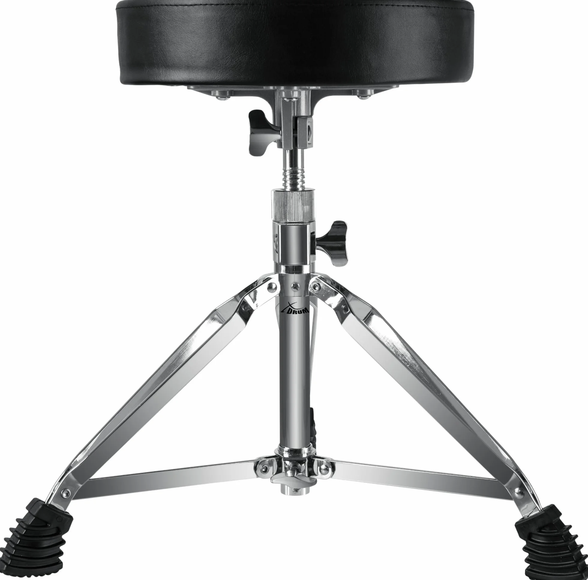 XDrum DD-670 Mesh E-Drum Kit - batterie électronique avec vraie HiHat - pads en bois avec peaux mesh - 720 sons - incluant hardware, tabouret, monitor, câbles et baguettes - Black Sparkle