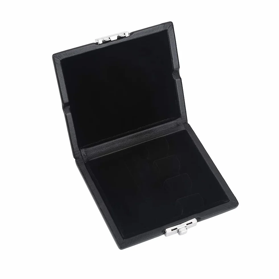 Étui en cuir PU noir pour anches de basson 3 pièces
