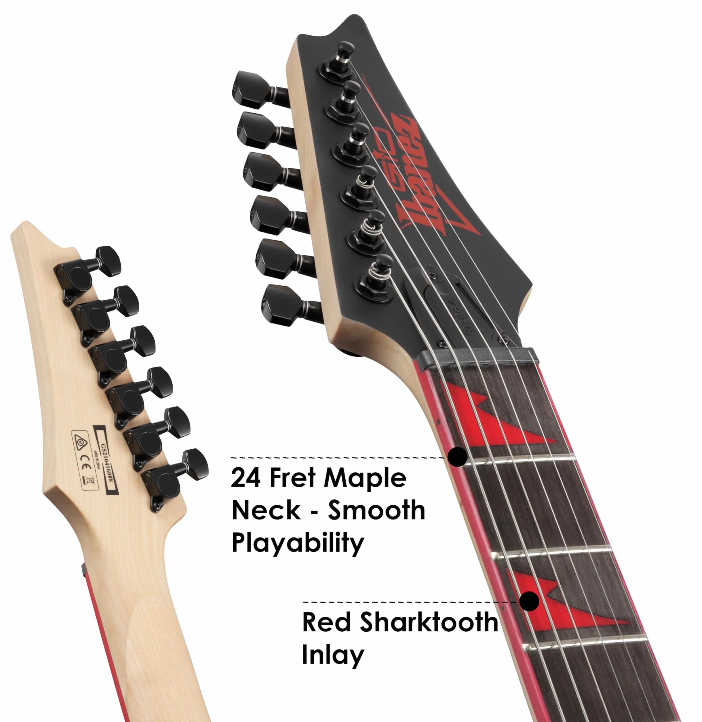 Ibanez GIO RG Series - Guitare électrique - Noir/Rouge
