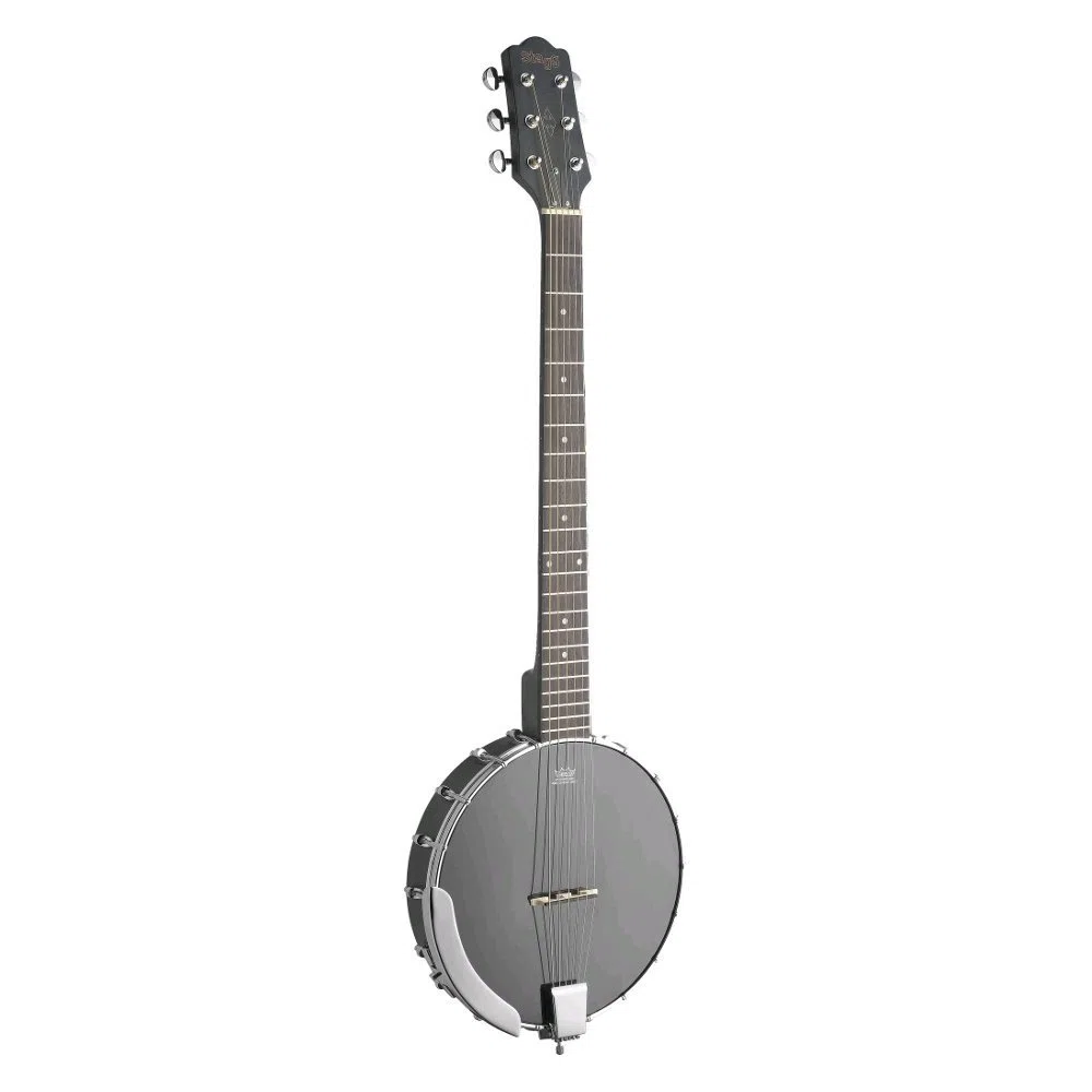 Stagg 25021255 Banjo 6 cordes Noir