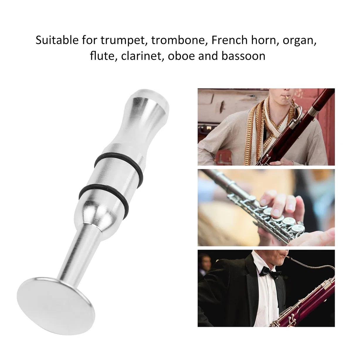 Entra?neur D'embouchure, Dispositif D'entra?nement D'embouchure, Embout Buccal, Entra?neur de Force, Accessoires D'instruments en Laiton pour Trompettes, Trombones, Cors, Vents,