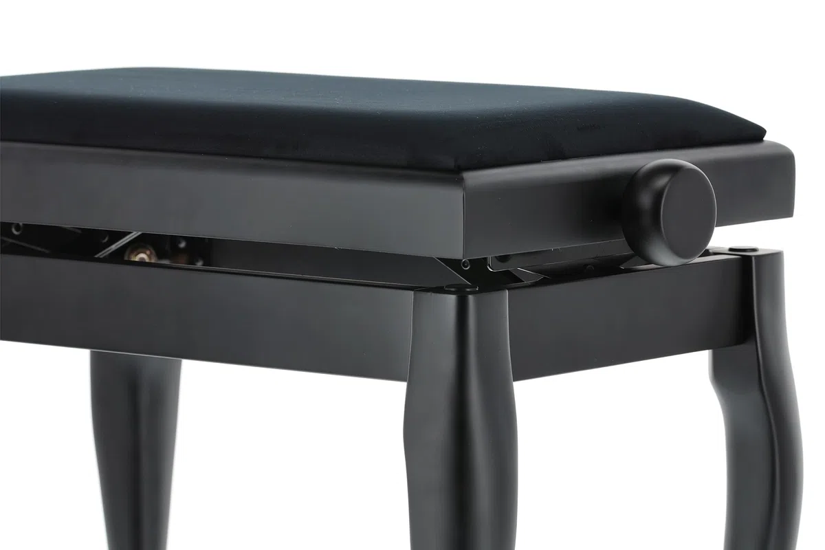 GEWA Banc de piano Deluxe Classic, noir mat