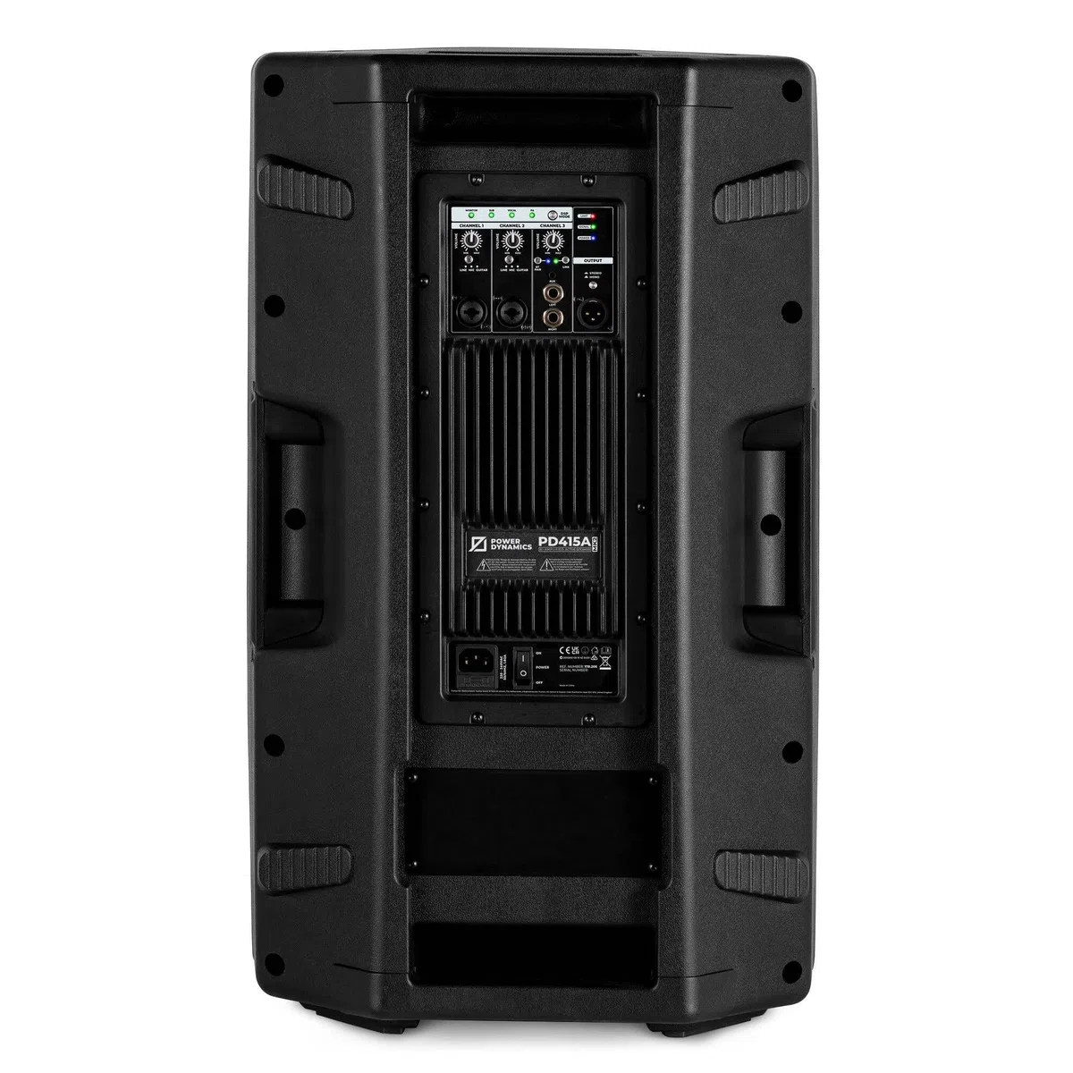 Power Dynamics PD415A Kit Sono DJ avec Pieds - 2800W, Amplificateur et Enceintes Haut de Gamme, Idéal pour Les Professionnels de l'Animation