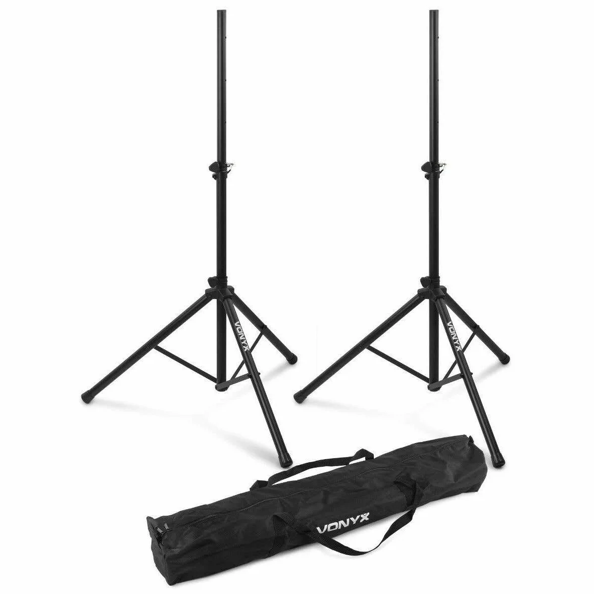 Power Dynamics PD415A Kit Sono DJ avec Pieds - 2800W, Amplificateur et Enceintes Haut de Gamme, Idéal pour Les Professionnels de l'Animation