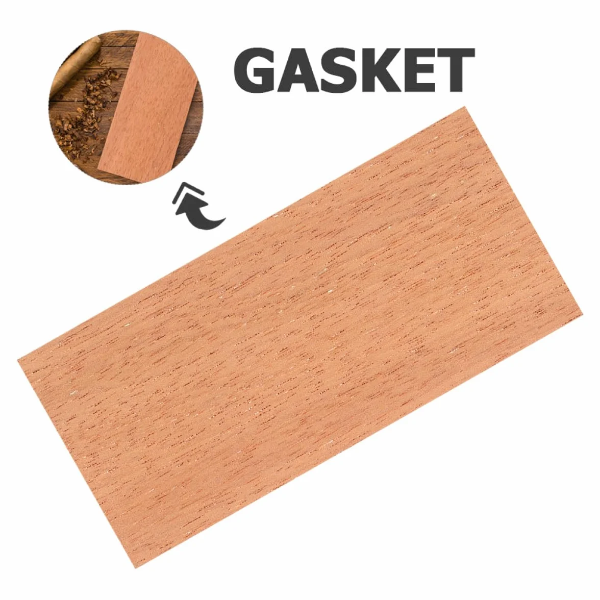 Garneck Feuilles de Cèdre Espagnol 2 Pièces pour Boîte à Humidificateur Cave à Cigares