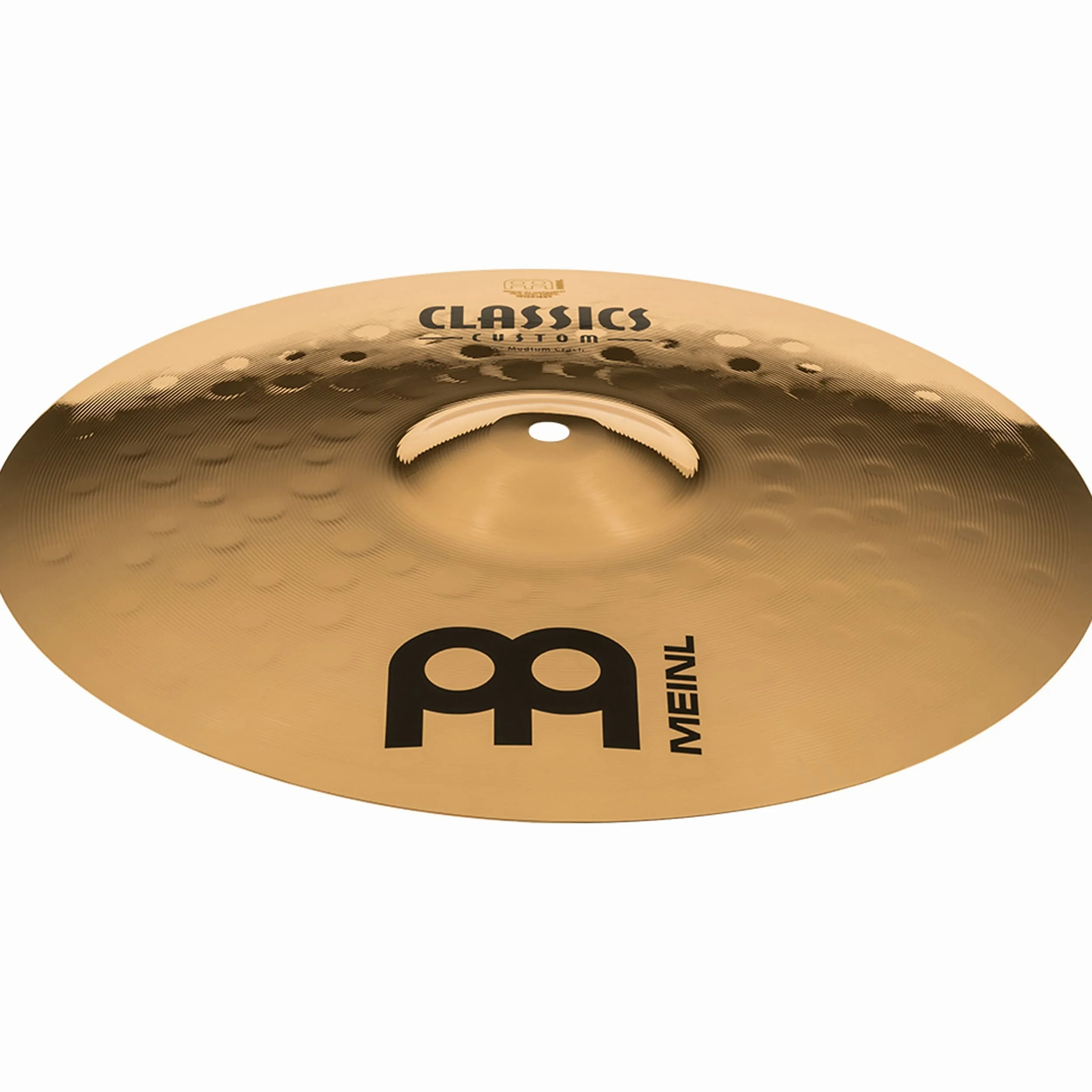 Meinl Cymbals Classics Custom Brilliant Cymbale Crash Medium 14 pouces (35,56cm) pour Batterie – B12 Bronze, Finition Brillante, Fabriquée en Allemagne (CC14MC-B)