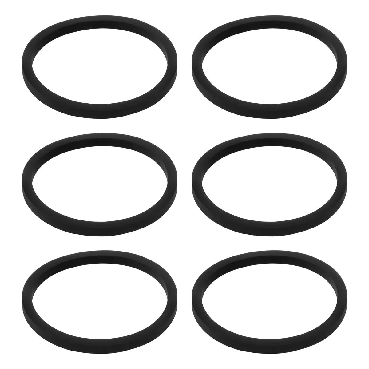 OTOTEC 6 Pièces Courroie d'entraînement de Rechange pour Console de Jeu 2,4x2,1x0,15cm Compatible avec Sega CD Modèle 1 Compatible avec Mega CD