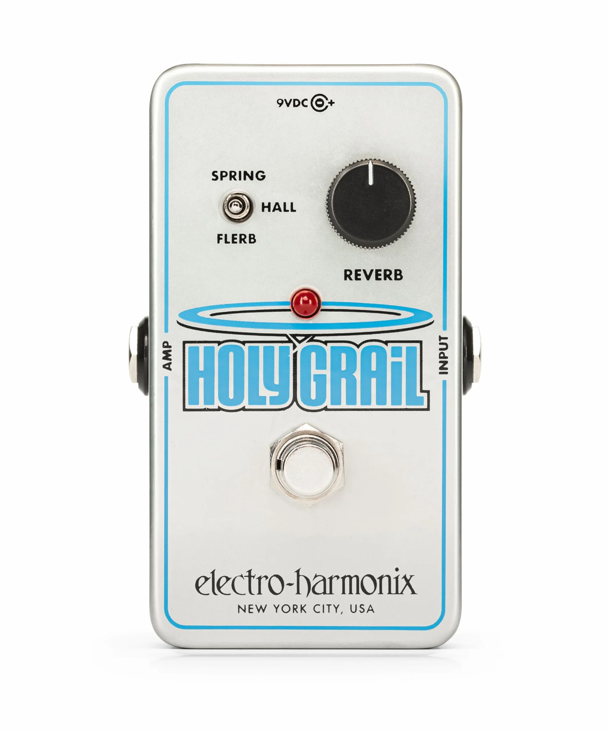 Electro Harmonix Nano Holy Grail Reverb Pédale pour Guitare électrique Argent