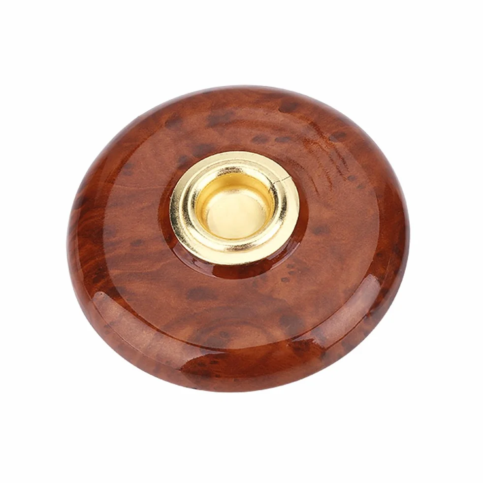 Tbest Support de piquet de violoncelle antidérapant en plastique + support en métal pour violoncelle (marron)