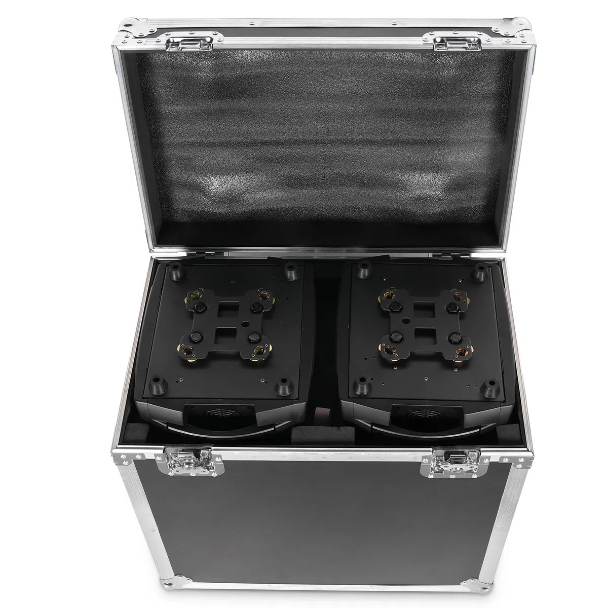 2PCS 300W Lyre LED avec flight case Beam Lumière 18 Gobos 15 Couleurs RGBW Lumières de scène DMX Luminaires à tête rotative pour DJ Fête Bar Soirées Éclairage