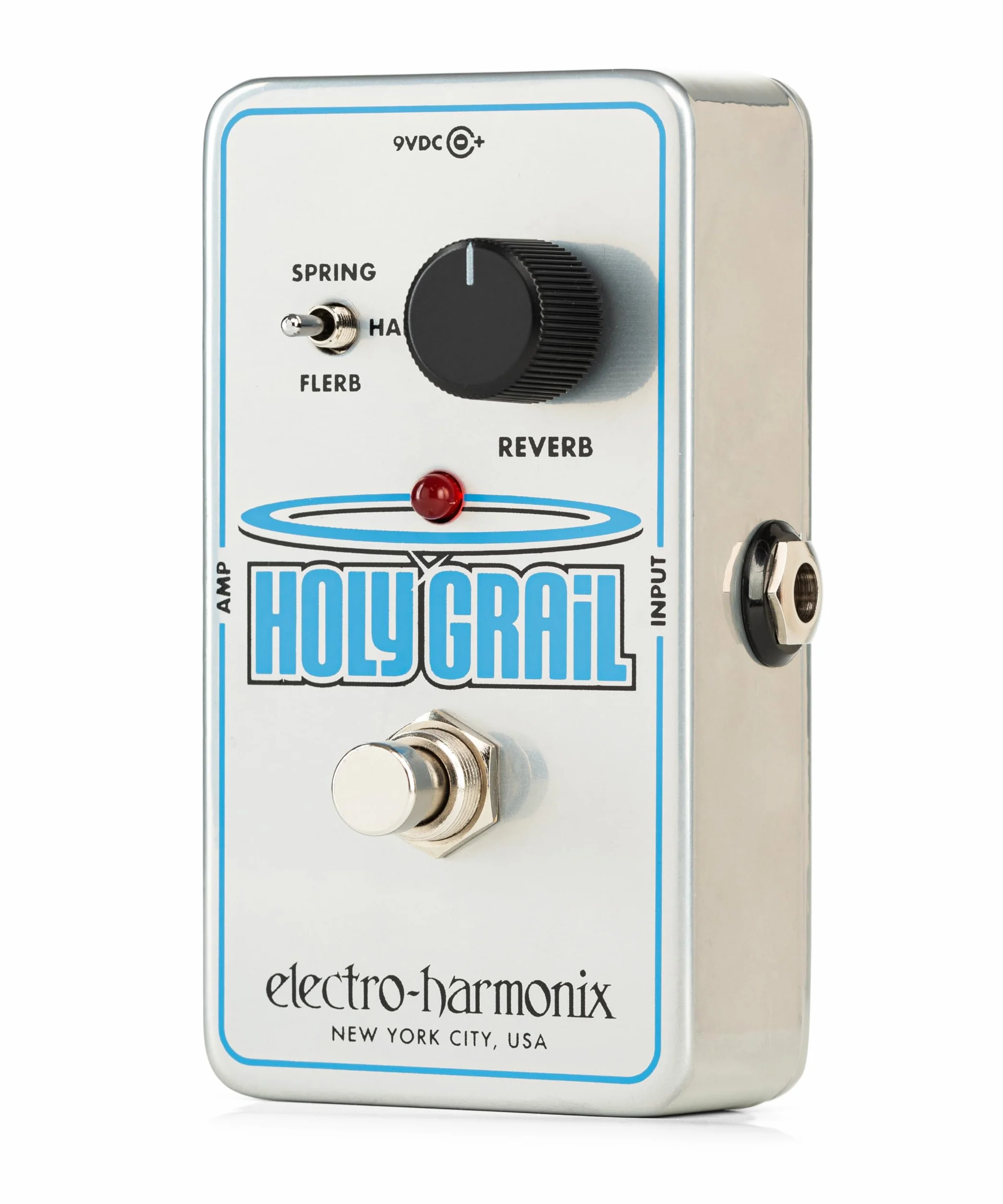 Electro Harmonix Nano Holy Grail Reverb Pédale pour Guitare électrique Argent