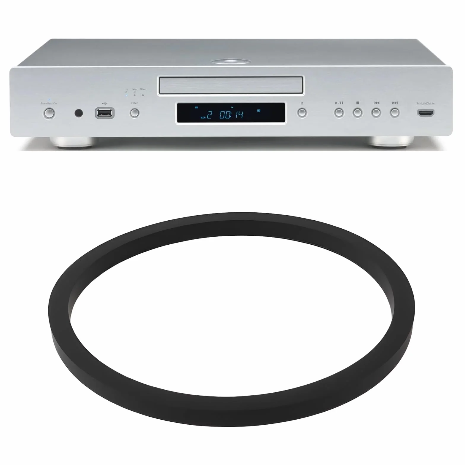 Lot de 10 courroies pour lecteur CD 25 x 28 x 1,5 mm Compatible Cambridge Audio Azur 351C 650C 651C 740C 840C 851C