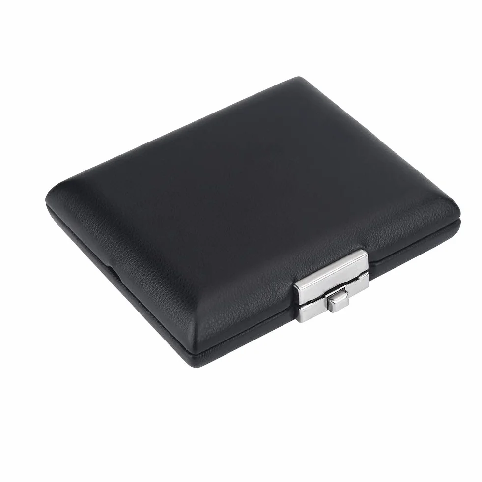 Étui en cuir PU noir pour anches de basson 3 pièces