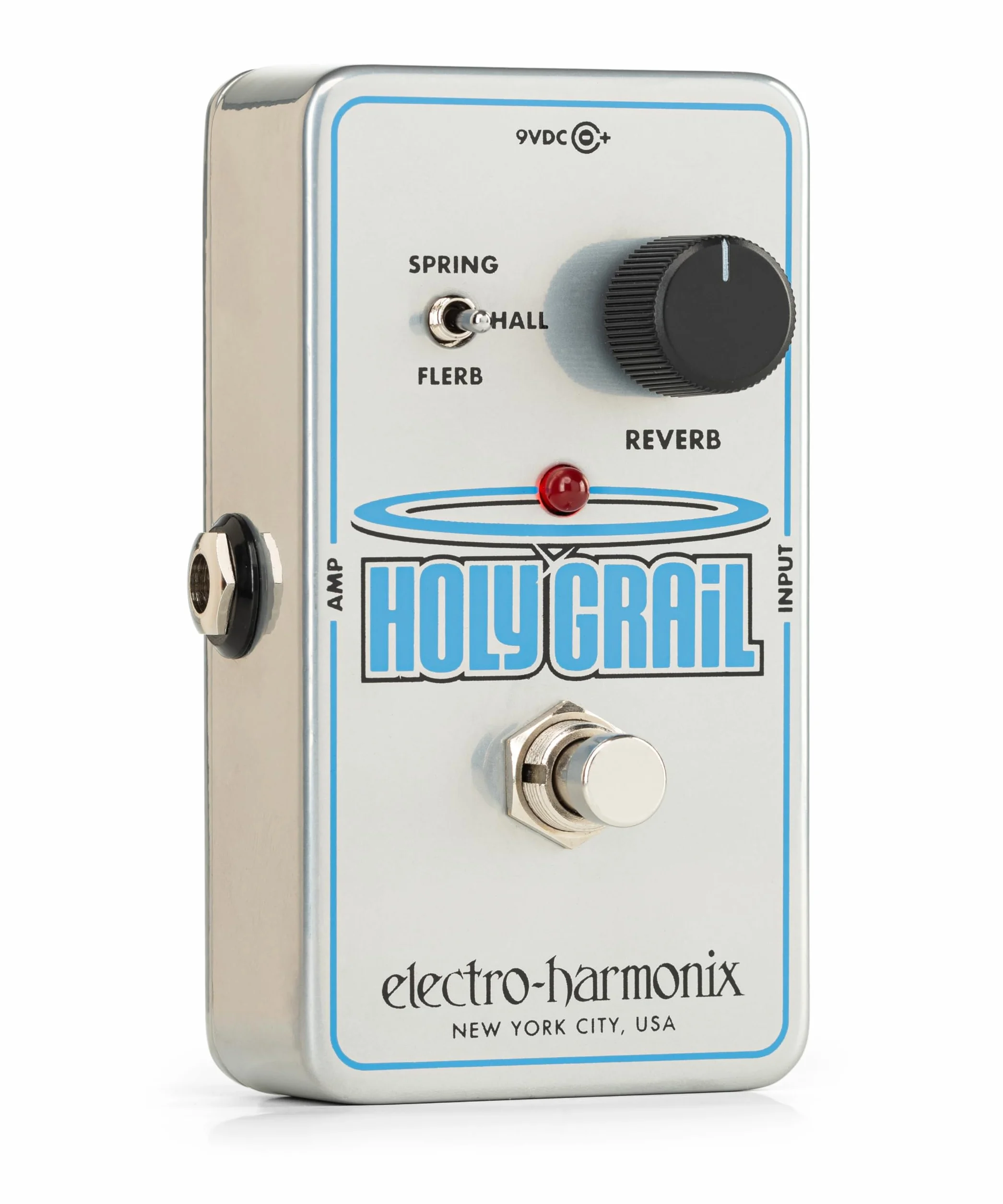 Electro Harmonix Nano Holy Grail Reverb Pédale pour Guitare électrique Argent