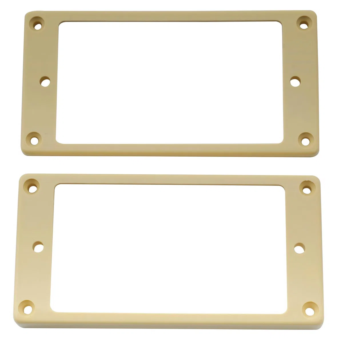 Musiclily Pro Plastique Contour Micro Humbucker Plate Pickup Rings pour Guitare électrique, Crème