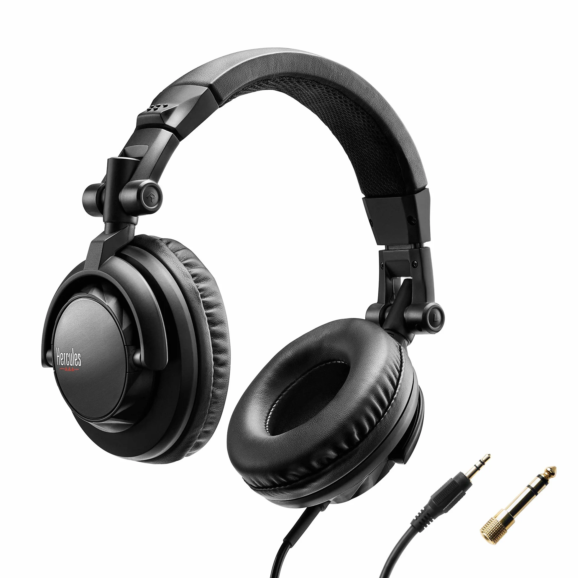 Hercules DJControl Inpulse 500 – Contrôleur DJ USB 2 voies pour Serato DJ Lite et DJUCED + Hercules HDP DJ45 - Casques fermés pour DJ