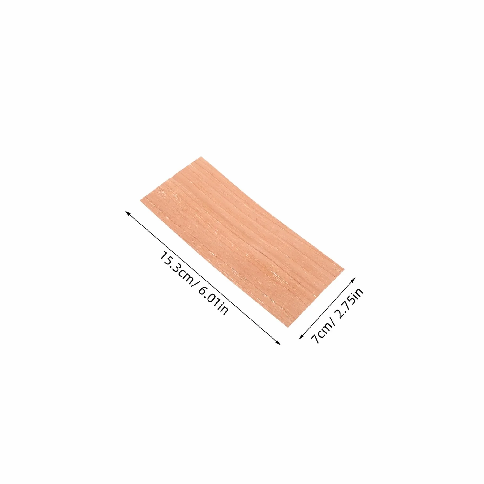 6 Feuilles de Séparation en Cèdre Espagnol Bois Naturel pour Humidificateur de Cave à Cigares