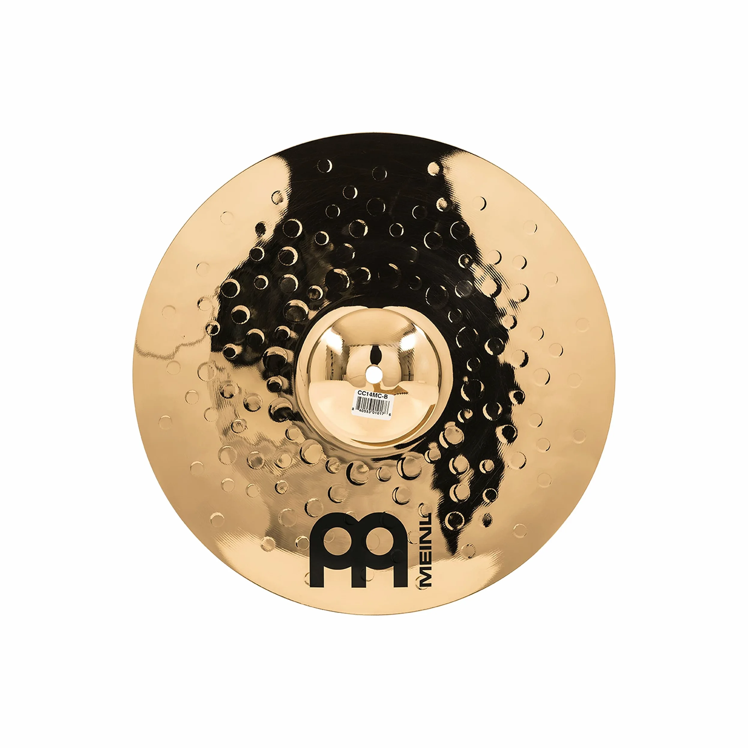 Meinl Cymbals Classics Custom Brilliant Cymbale Crash Medium 14 pouces (35,56cm) pour Batterie – B12 Bronze, Finition Brillante, Fabriquée en Allemagne (CC14MC-B)
