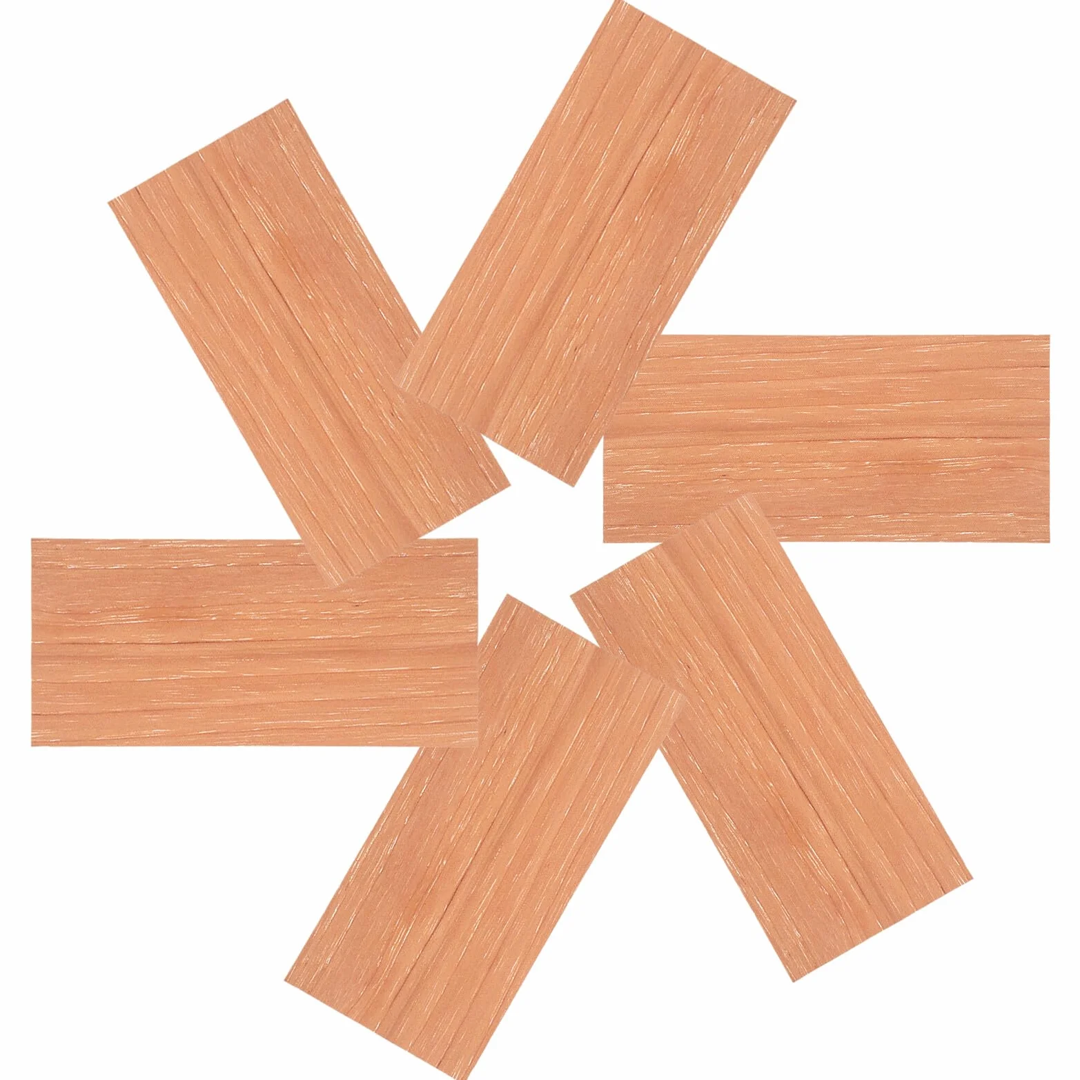 6 Feuilles de Séparation en Cèdre Espagnol Bois Naturel pour Humidificateur de Cave à Cigares