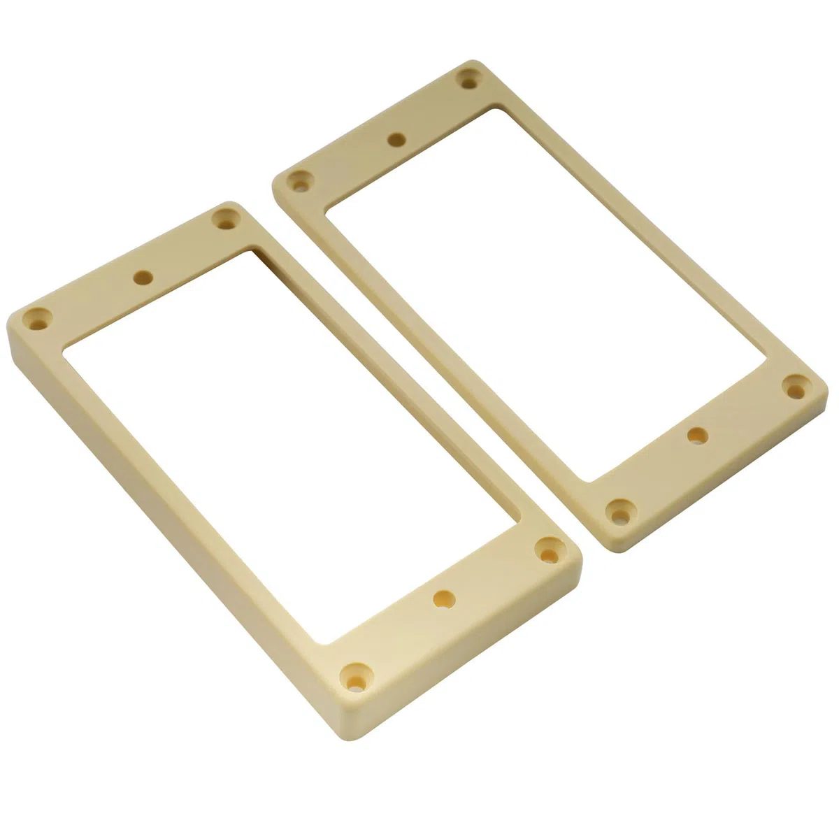 Musiclily Pro Plastique Contour Micro Humbucker Plate Pickup Rings pour Guitare électrique, Crème