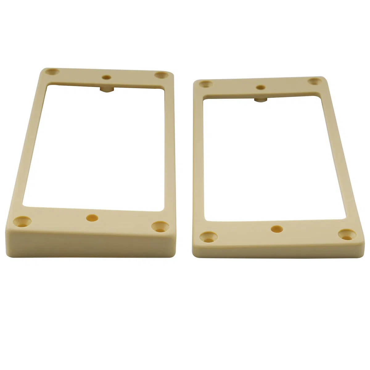 Musiclily Pro Plastique Contour Micro Humbucker Plate Pickup Rings pour Guitare électrique, Crème